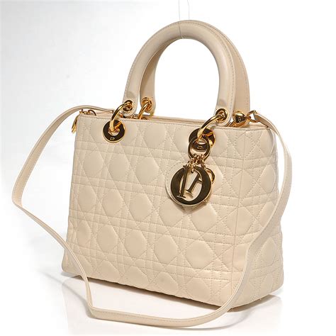 lady dior medium beige